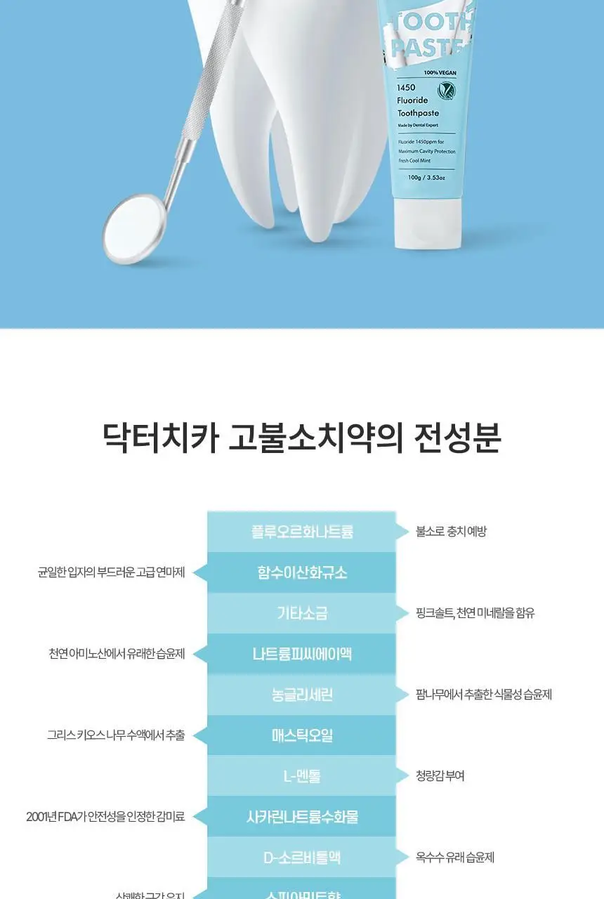 [고불소] 닥터치카 고불소 여행용 치약 칫솔 세트 상세페이지 23